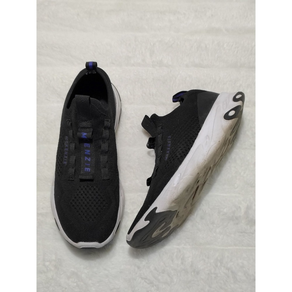 Black Lightweight Sneakers McKenzie Shoes Men's US Sz 8 UK 7 EU 41 Blue Accents